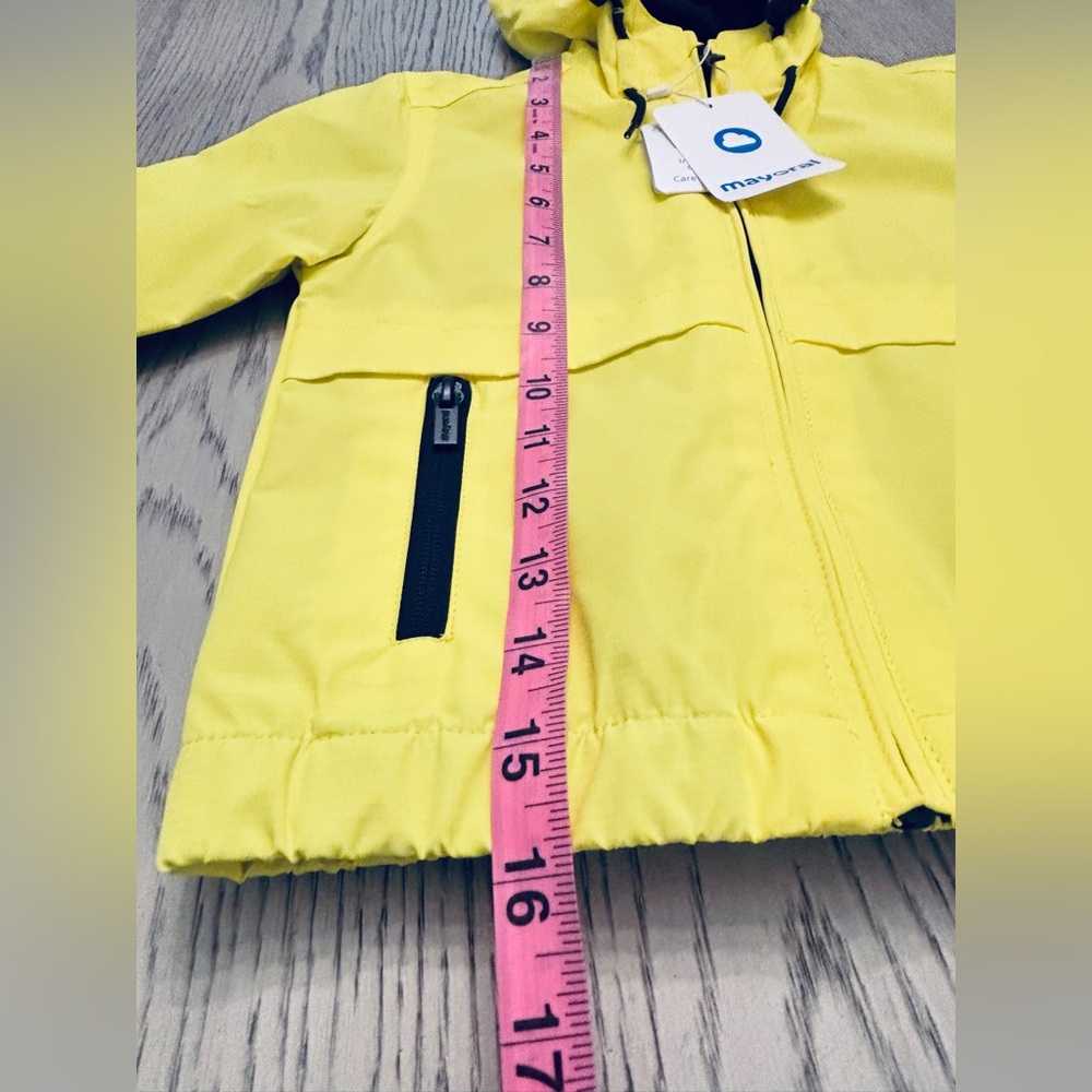 NWT Mayoral Boy’s Yellow Rain Coat Size 2/92cm - Picture 6 of 7